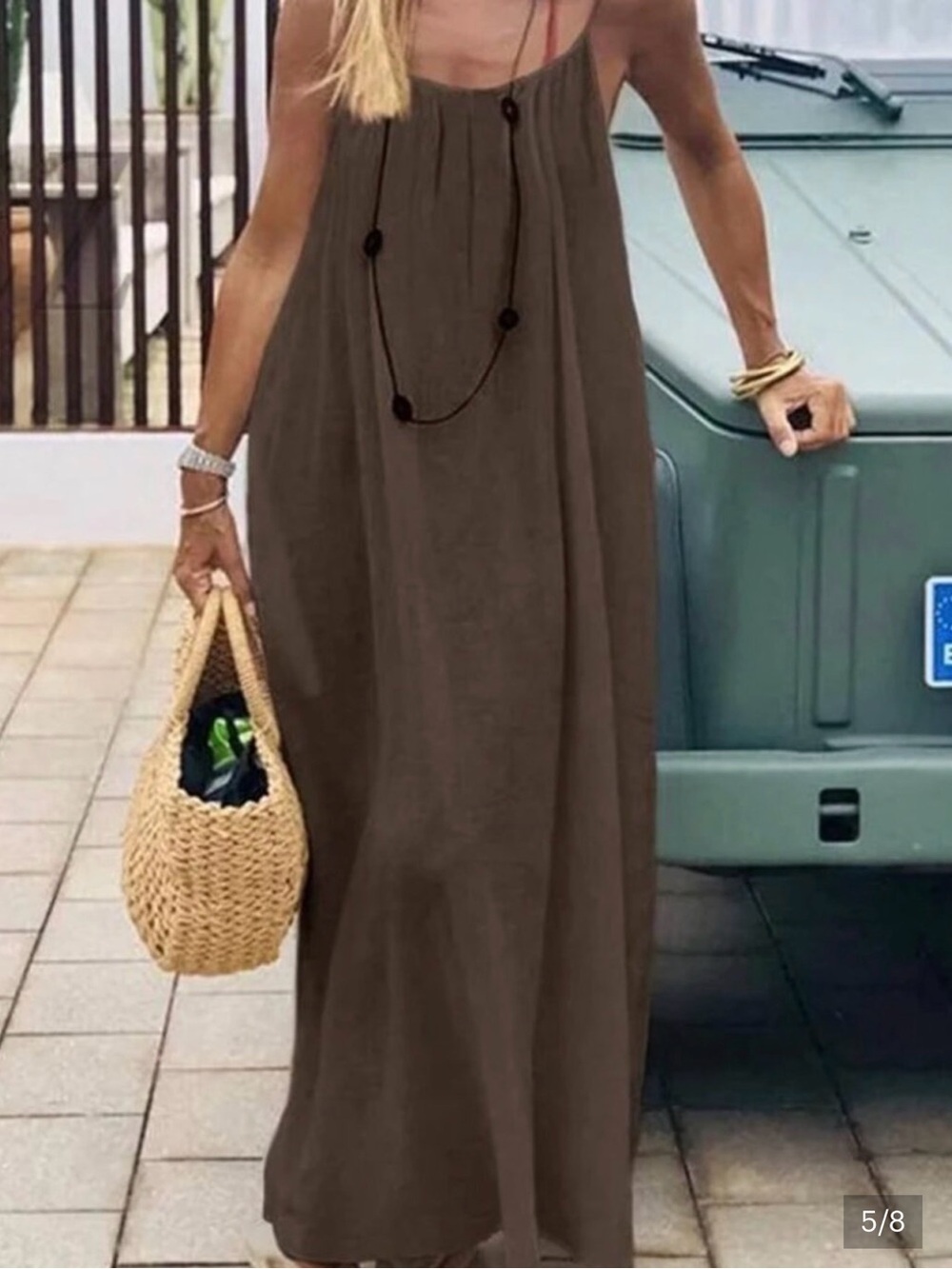 Made In Italy 🇮🇹 Maxi Slip Dress - Picture 2 of 2